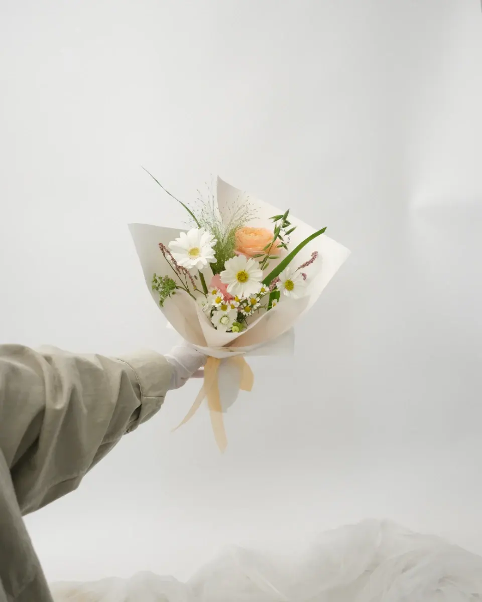 미니 꽃다발&쇼핑백