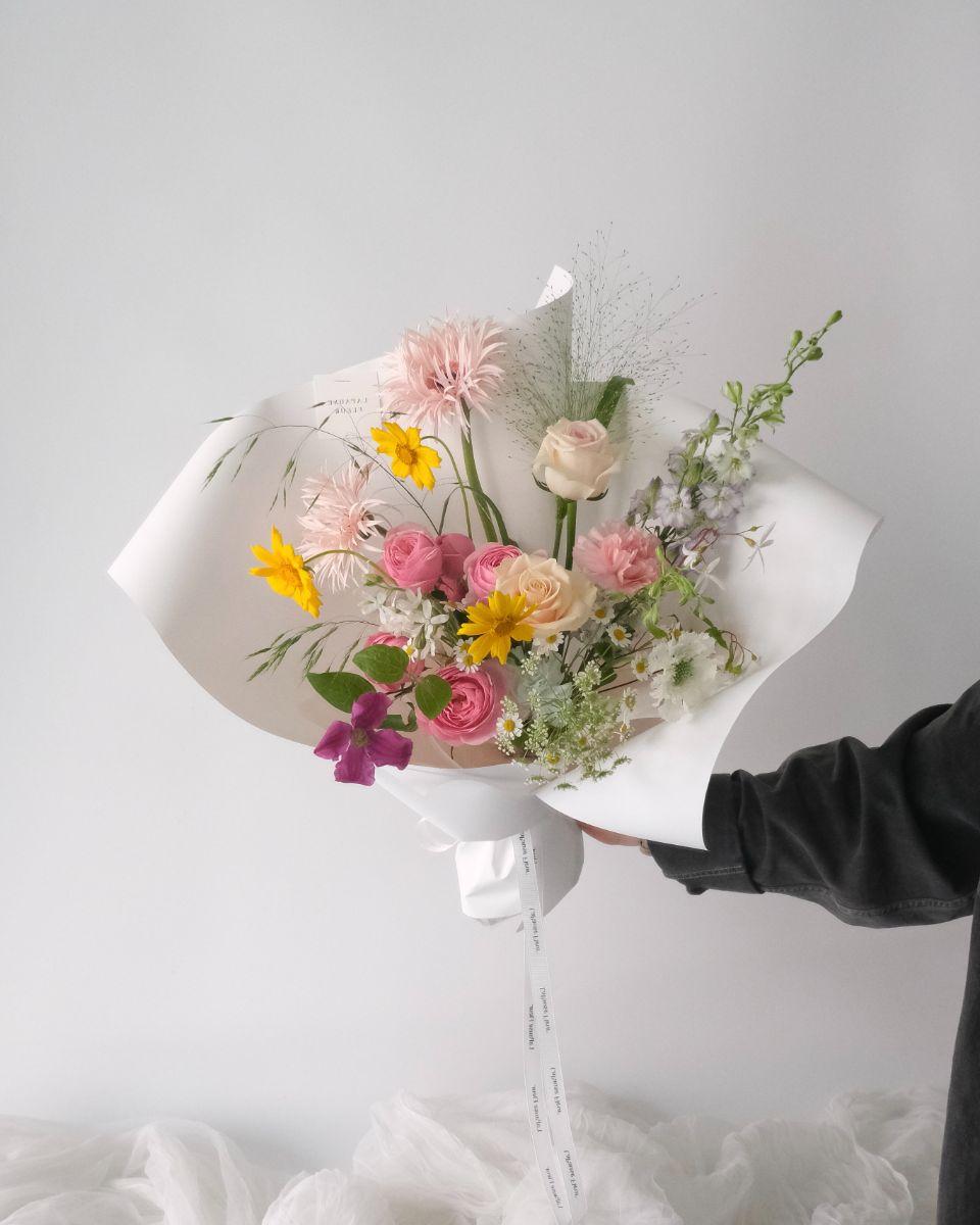 중형 꽃다발